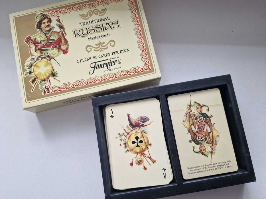 Коллекционні гральні карти Русский стиль Іспанські 1 колода запакована