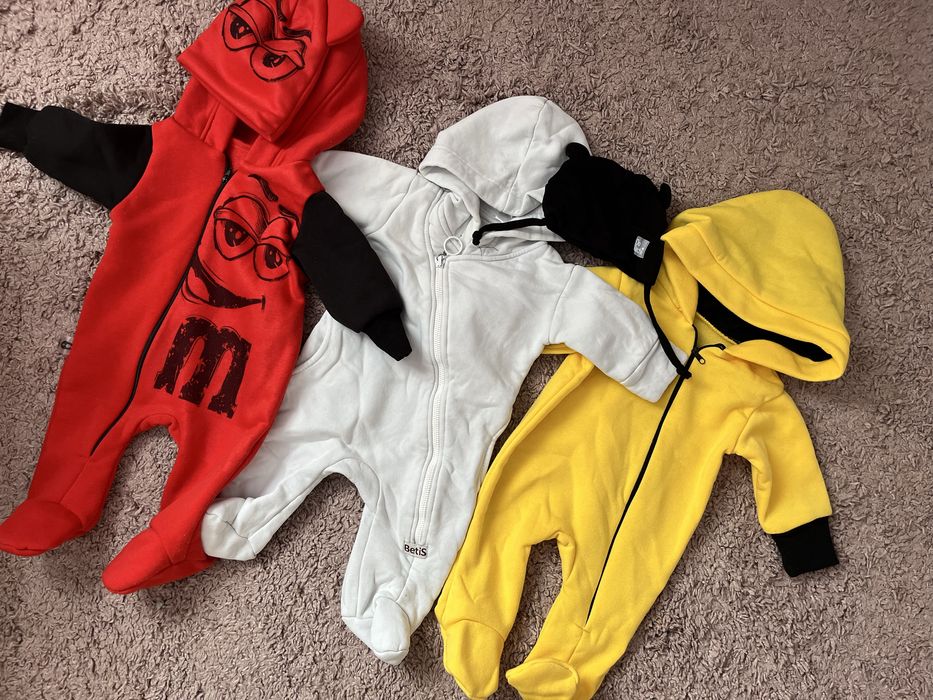 Флісові комбінезони 0-3 міс