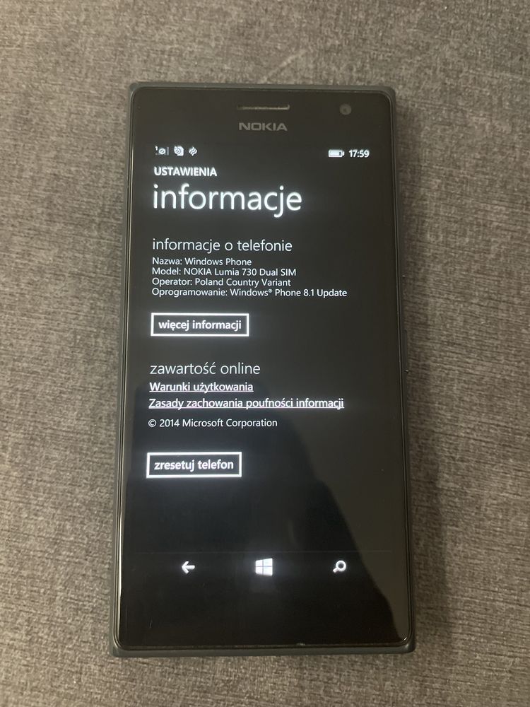 Nokia Lumia 730 Dual Sim