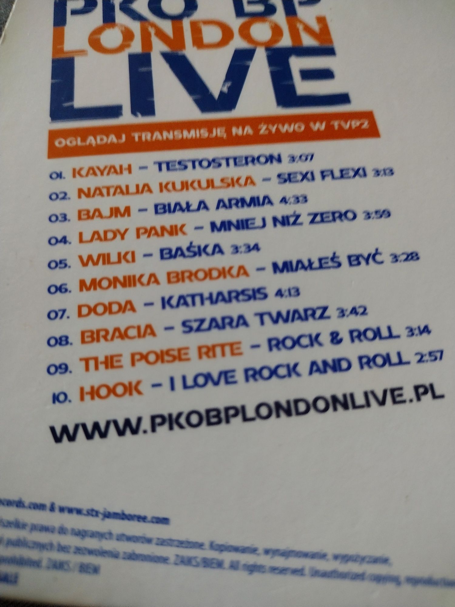 Płyta CD PKo Bp London Live