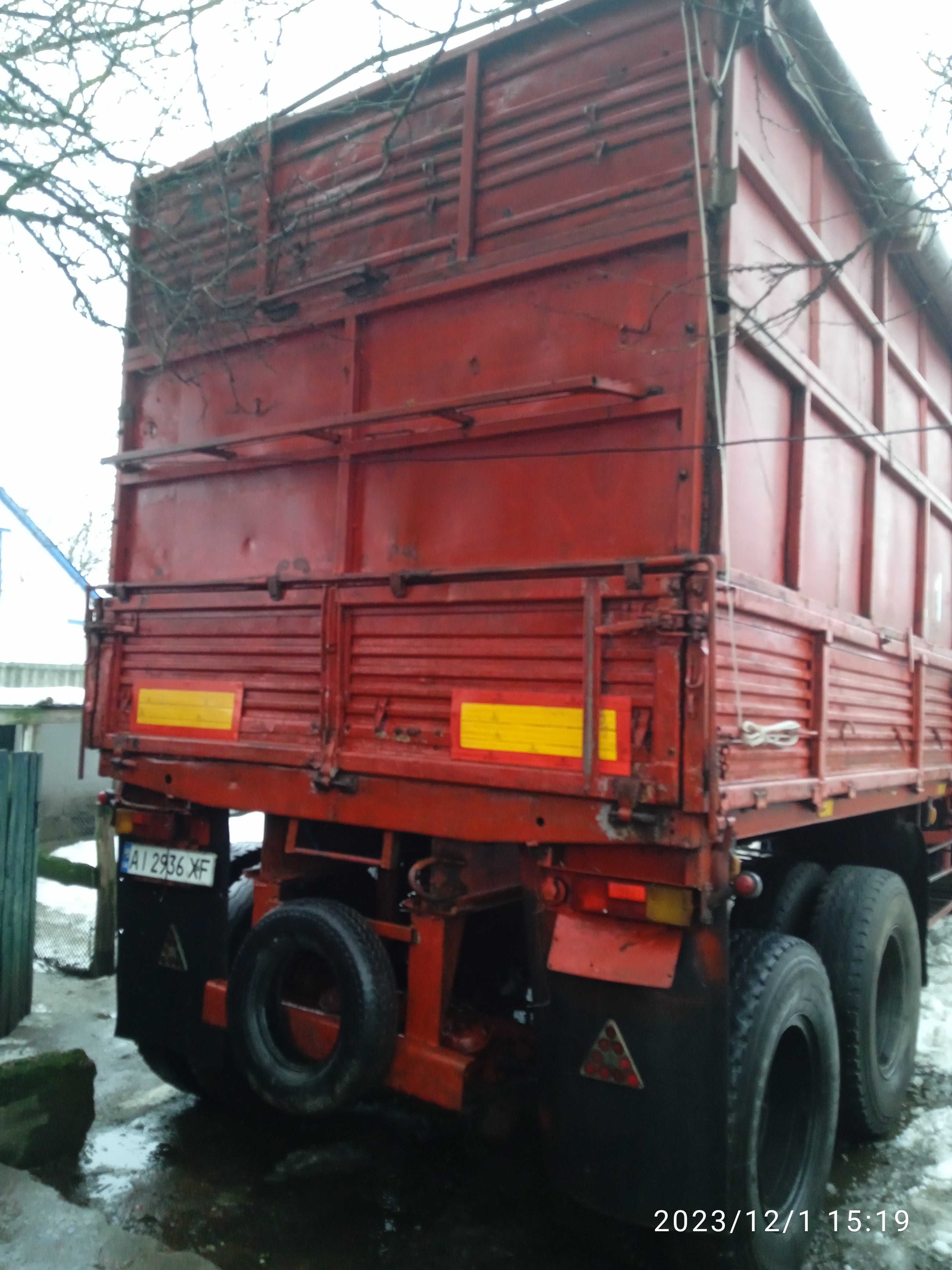 Полуприцеп Напівприціп Зерновоз Причіп