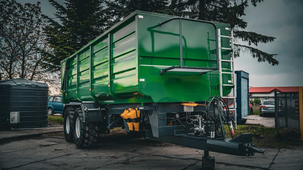Przyczepa Skorupowa Tandem 23m3(18t)FINANSOWANIE, promocja nawóz BISON
