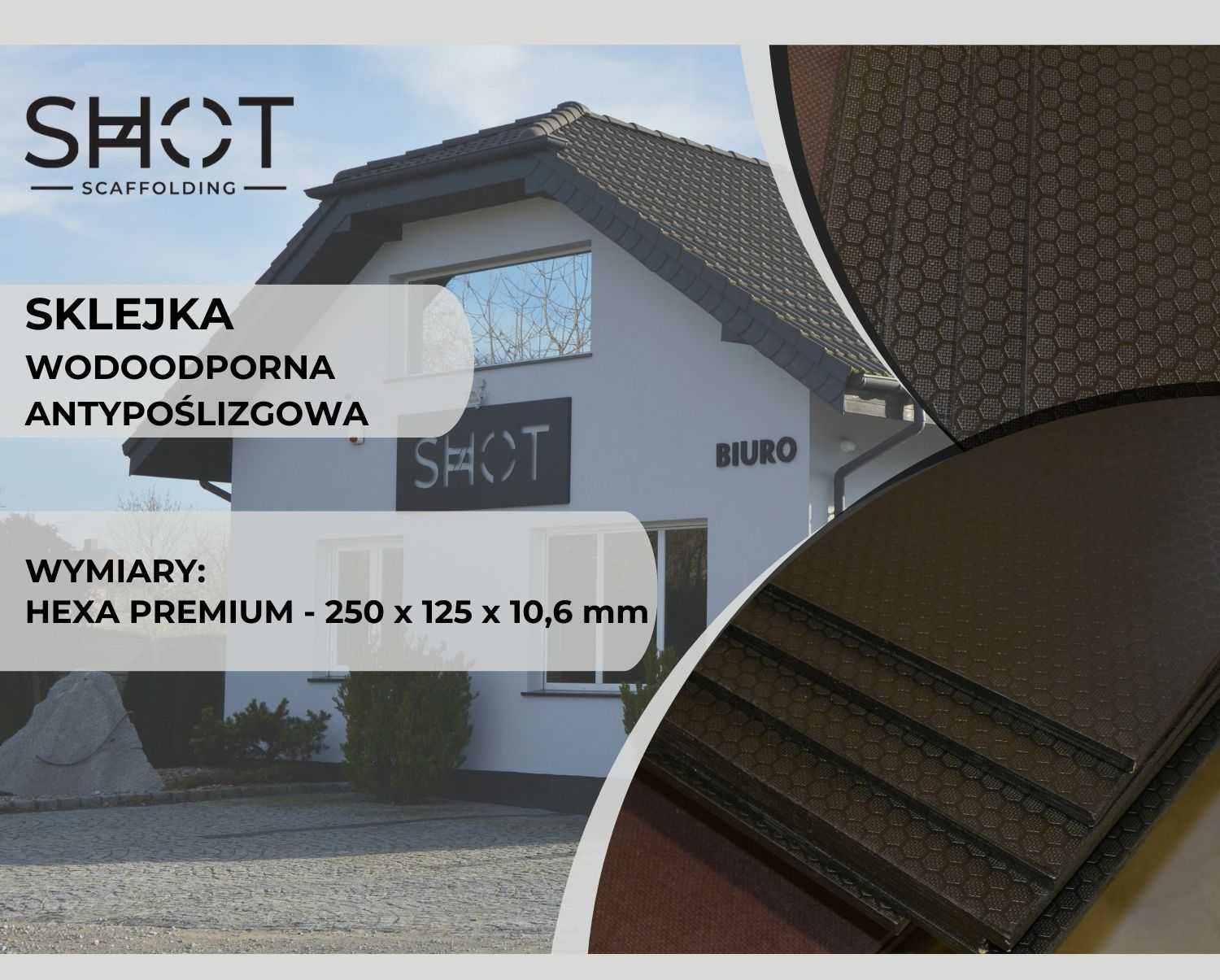 Sklejka na przyczepki zabudowy wodoodporna antypoślizgowa 10,6mm Nowa