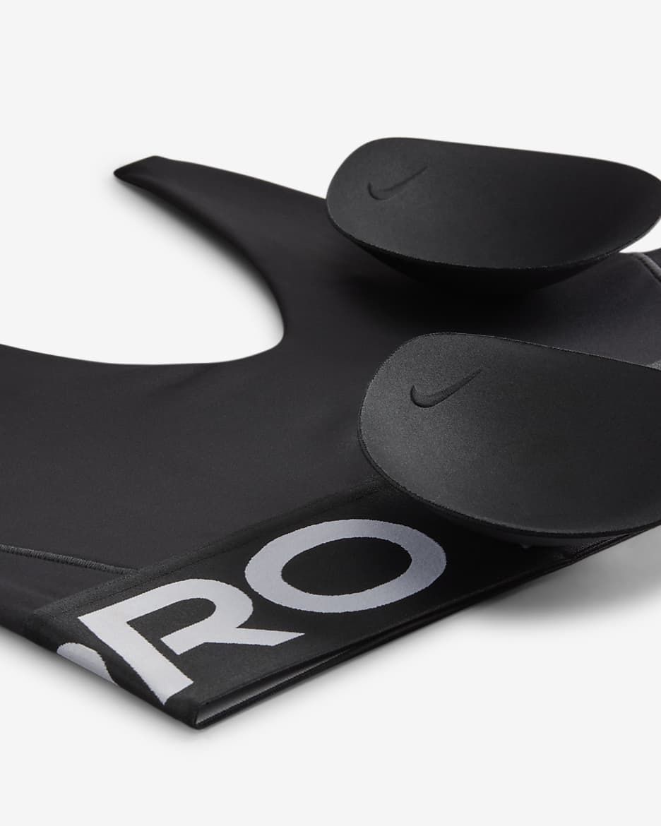 Оригінальний топ для занять спортом Nike Pro Indy Plunge Bra Bold