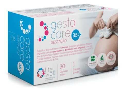 Gestacare 35+ (suplemento pré-concepção e gestação) 3 caixas