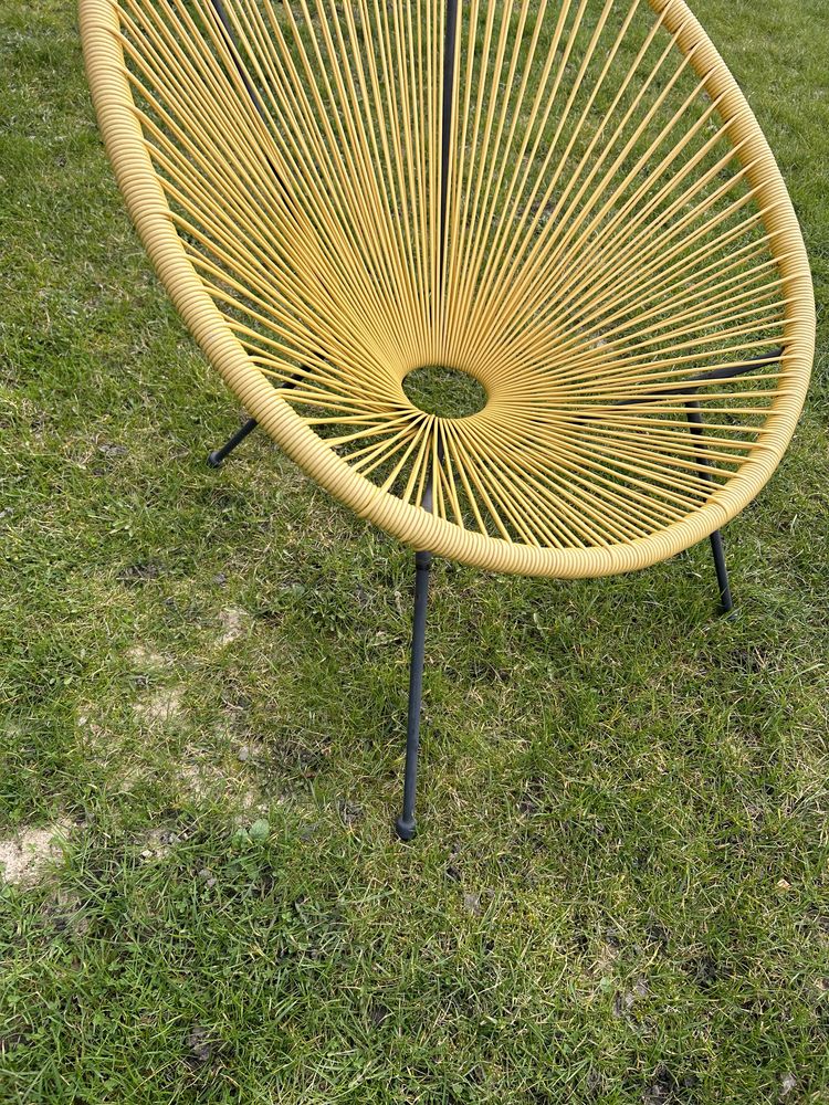 Fotel krzesło ogrodowe jajo