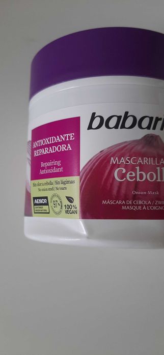 OUTLET Babaria Cebulowa maska do włosów przeciw wypadaniu włosów 400ml