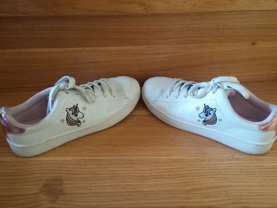 jak nowe H&M 37 Jednorożec buty sportowe adidasy dla dziewczynki