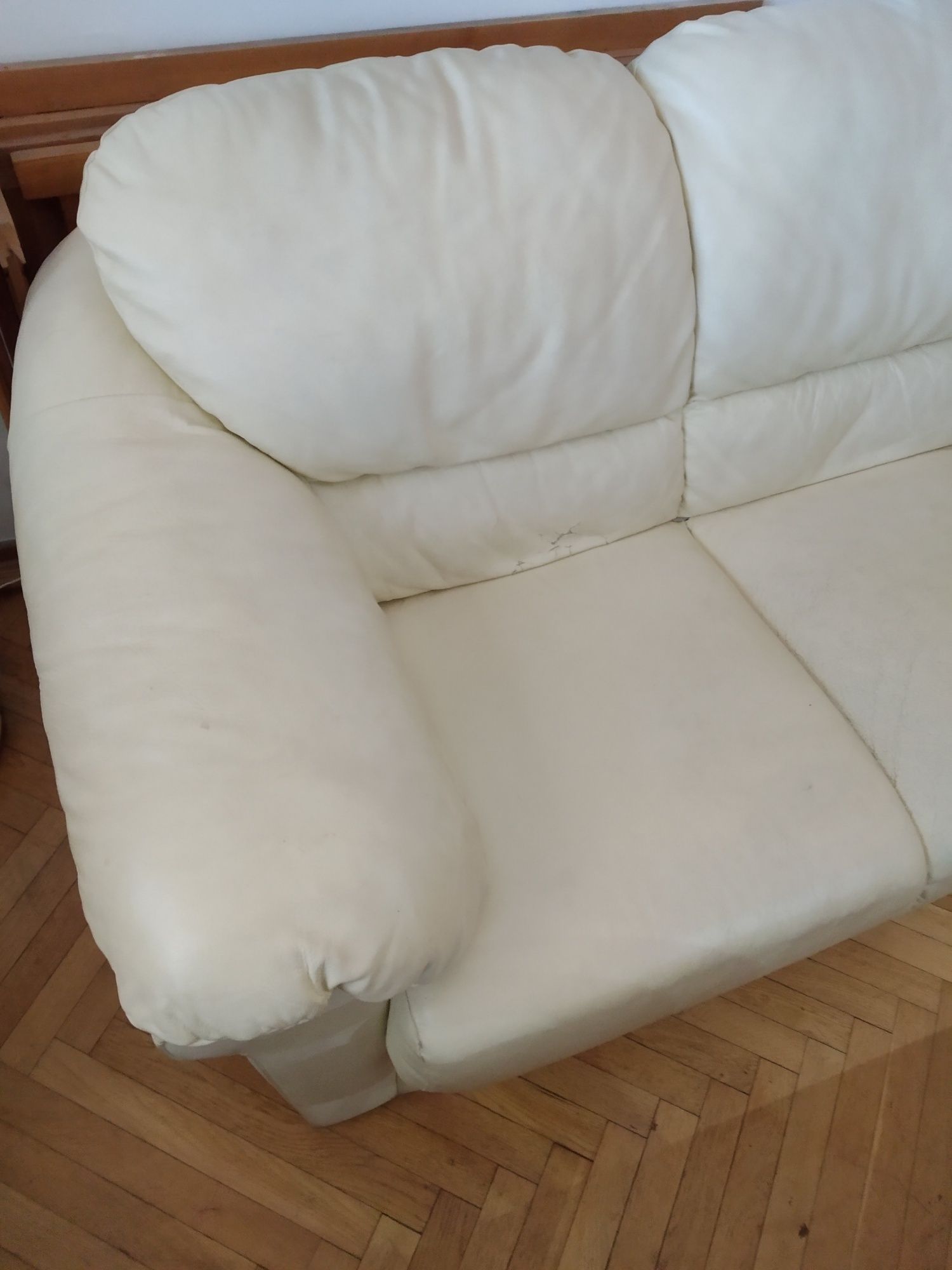Sofa ecru kremowa stylowa komfortowa wygodna 290x90