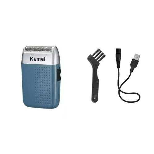 Аккумуляторная электро бритва триммер шейвер для  волос, бороды Kemei
