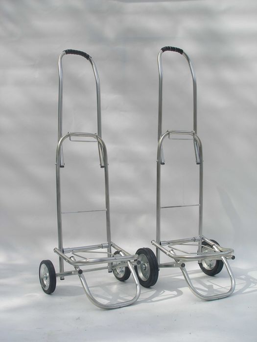 Візок-кравчучка з сумкою — складний, легкий, міцний, на підшипнику