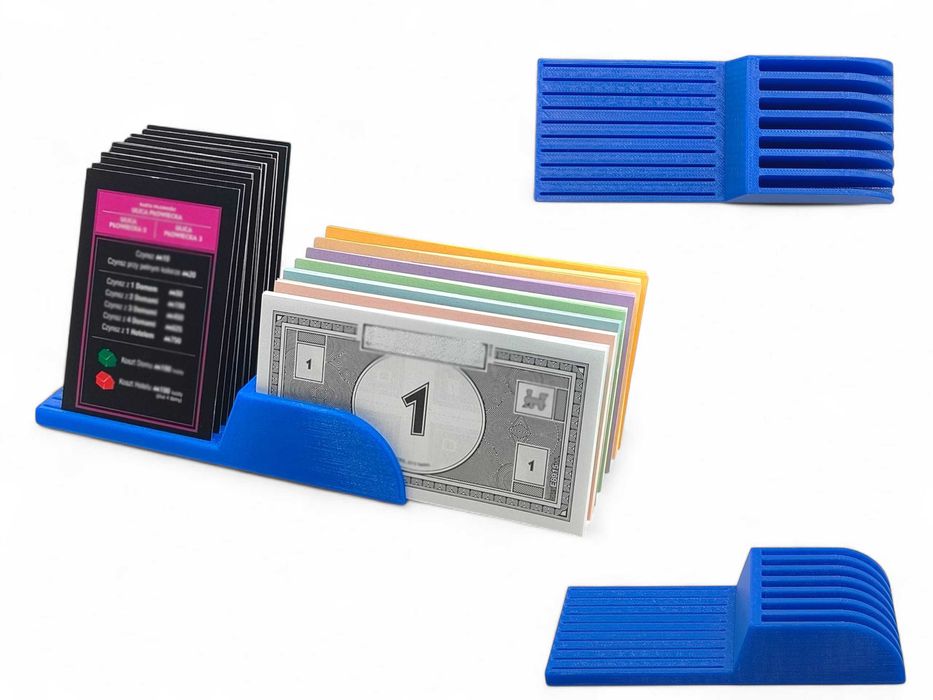 Organizer do gier planszowych typu Monopoly/Stojak na karty,pieniądze