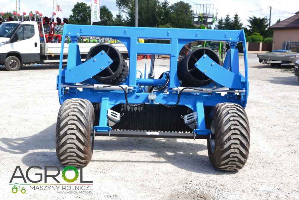 Wał posiewny 6,3m fi 530 Inter-Tech włóka 600 wały 3 siłowniki