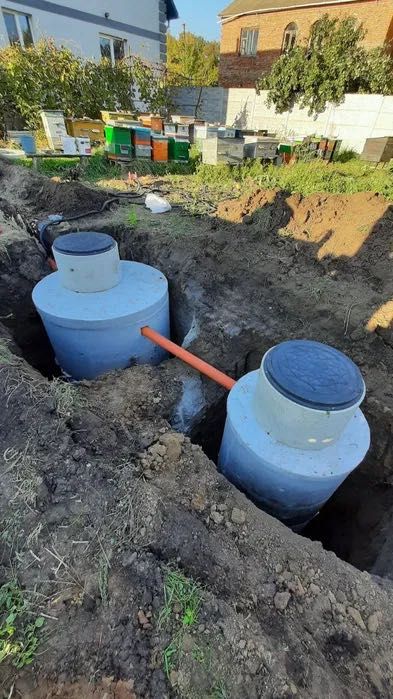 Будівництво/ монтаж септик під ключ! Без викачки бетонні кільця ДРЕНАЖ