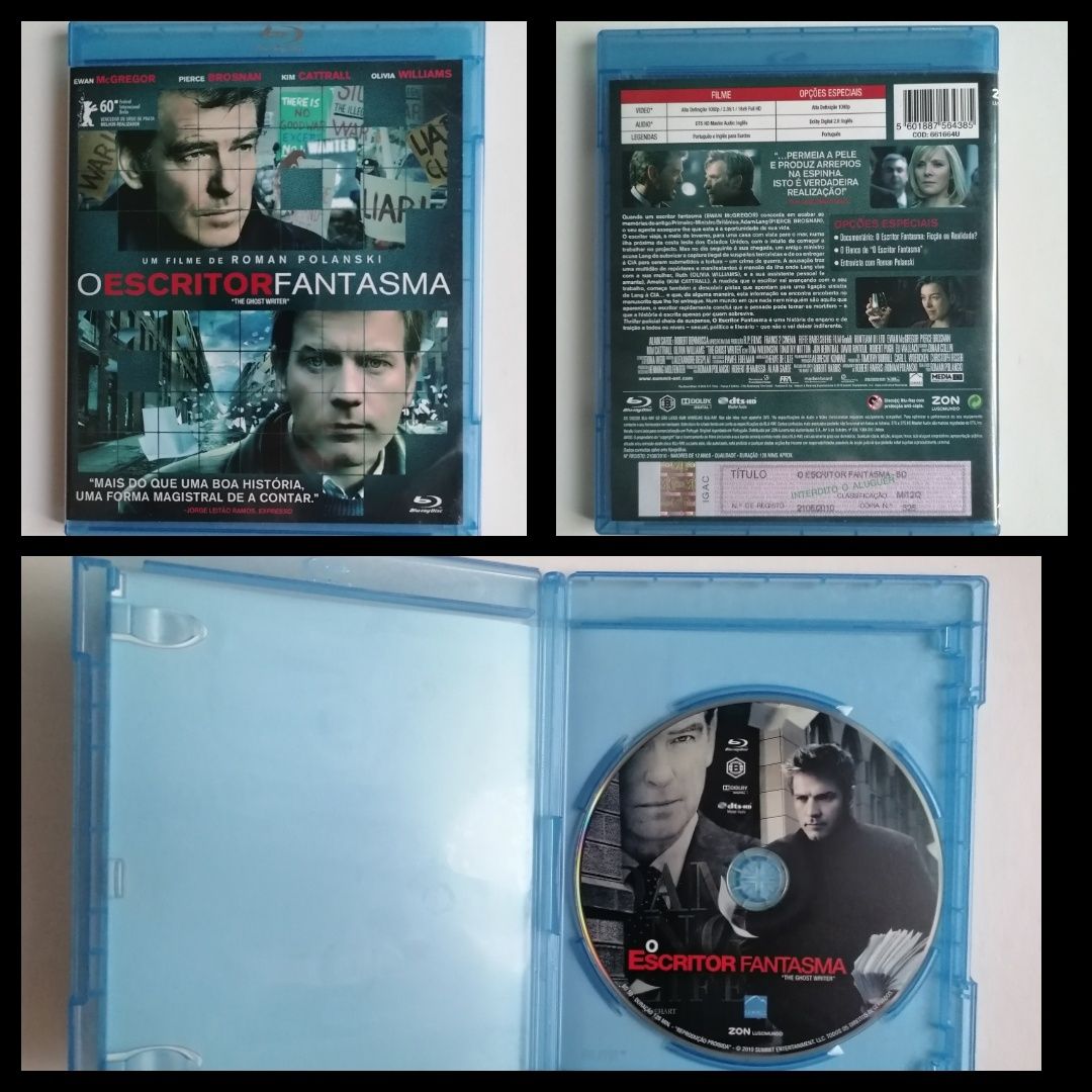 Blue-Ray, Braveheart, Pride & Glory, Estado guerra, Escritor fantasma