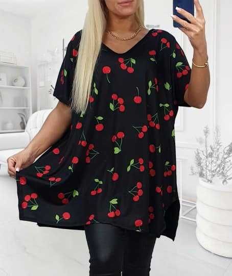 Tunika Plus Size pasuję na rozm. 48/50/52/54/56