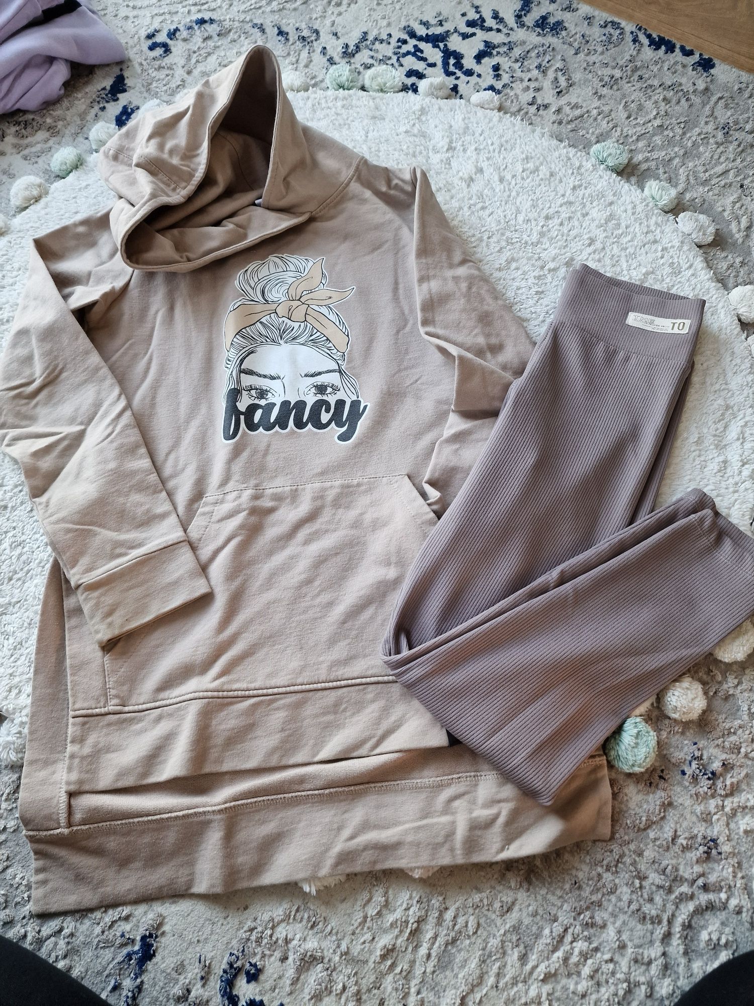 Bluza tunika sukienka +leginsy 140-152