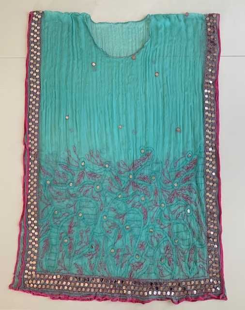 Накидка купальник, пончо натуральный шёлк, парео Индия ручная работа