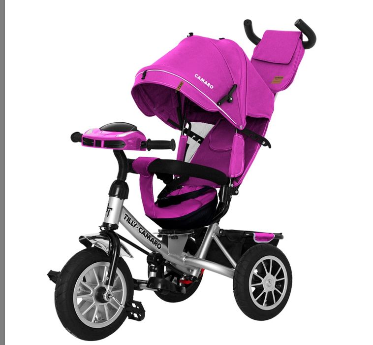 Триколісниий дитячий велосипед коляска Поворот сидіння детский