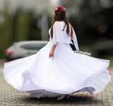 Suknia Ślubna plus size Krój "A" Księżniczka Kwiat Lotosu 48/50