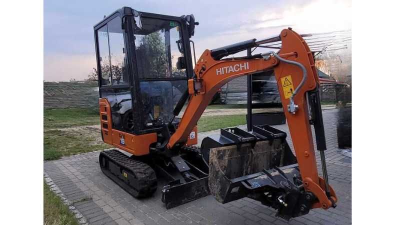 Wynajem minikoparki Hitachi ZX19-6