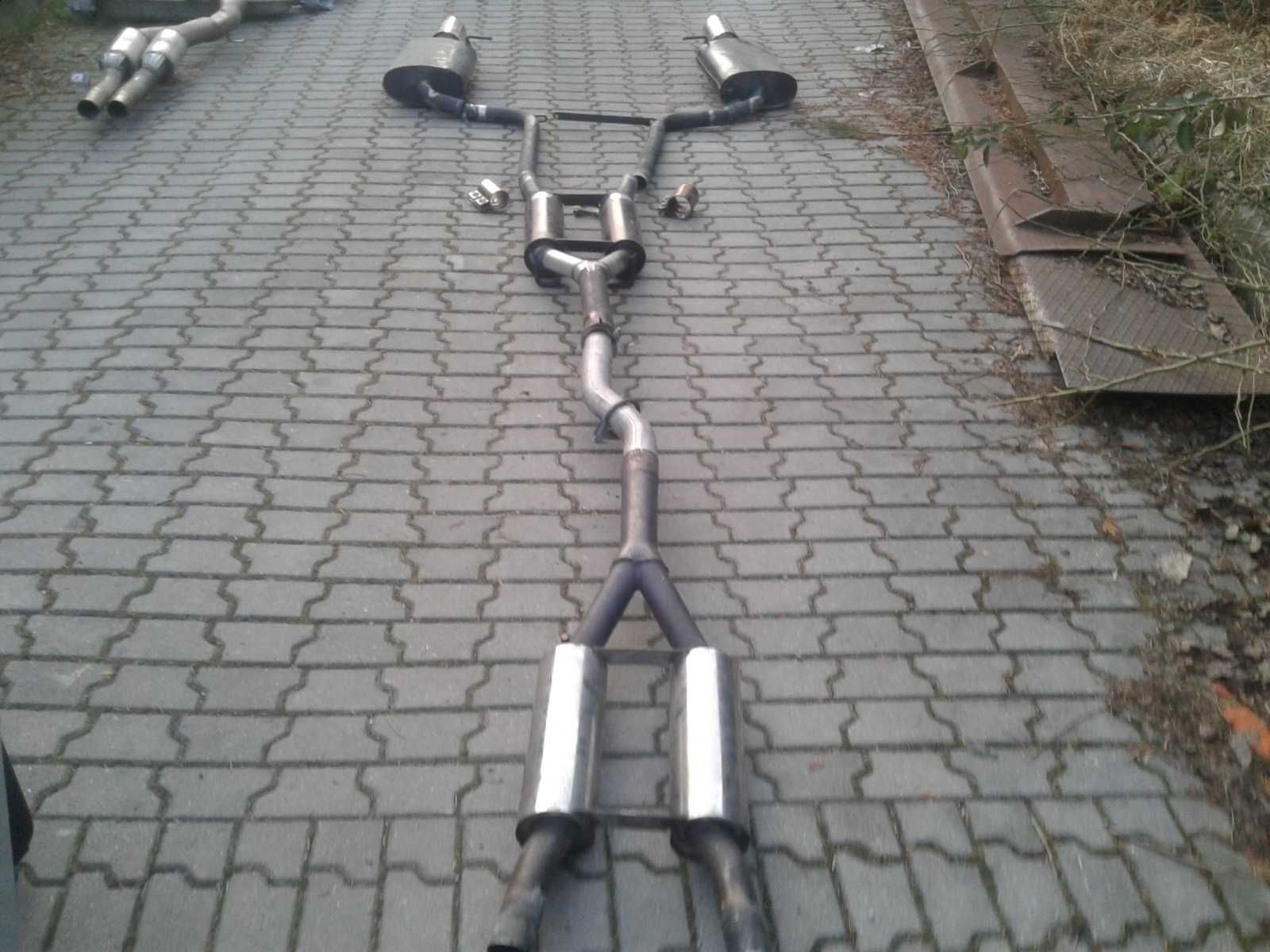 Wydech Przelot Tłumiki Wydechowe Audi A4 S4 RS4 B6 B7 8E 8E0 FRIEDRICH