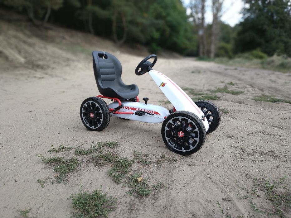 Gokart Na pedały ABARTH LICENCJA MIĘKKIE Koła EVA Zobacz