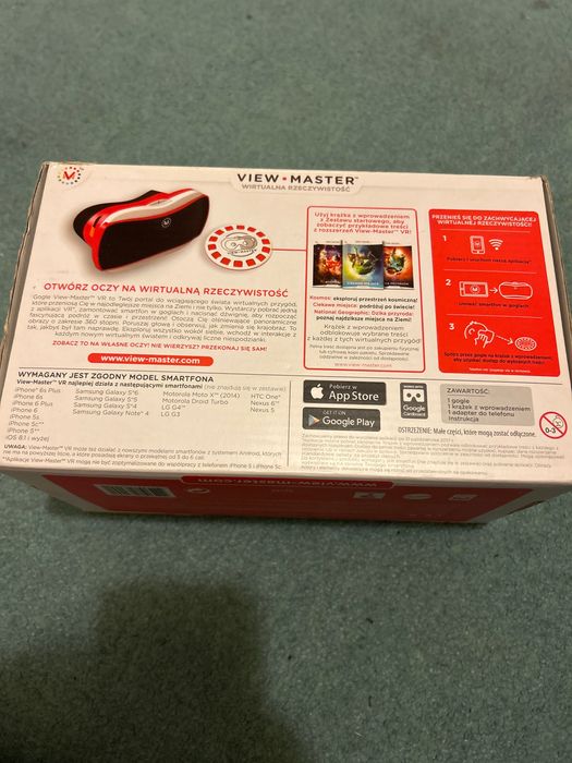 Okulary View MASTER 3D do telefonu pudełko