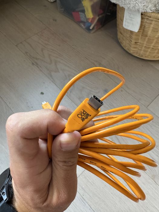 Kabel tether pro usb C - usb mini B