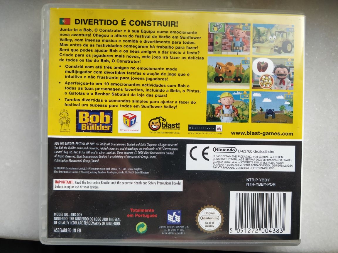 Nintendo DS Bob o construtor