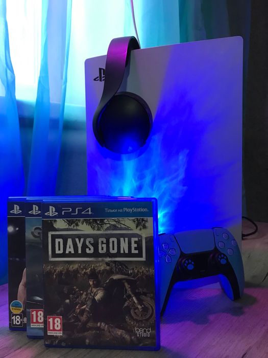 ЦІНУ ЗНИЖЕНО | Приставка Sony PlayStation 5 + геймпад і навушники