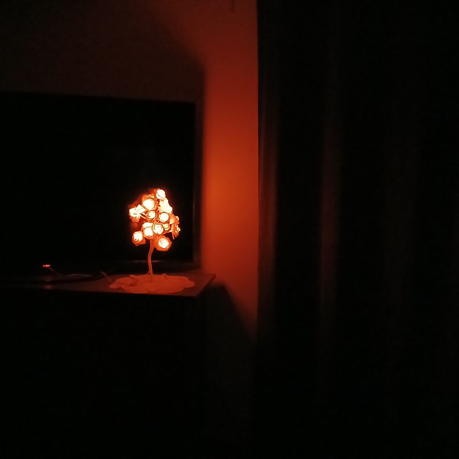 Lampka roze ozdobna