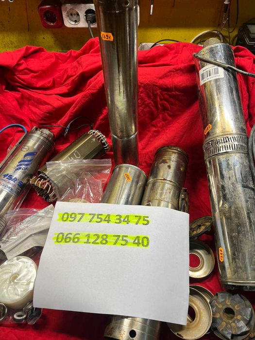 Ремонт скважинних насосов "Педролло"(Pedrollo),"Водолей,"Dongyin"