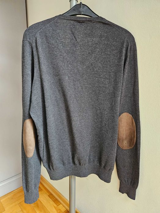 Sweter cienki / kaszmir roz. L - Massimo Dutti