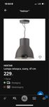 Sprzedam lampę wiszącą IKEA HEKTAR 47 cm