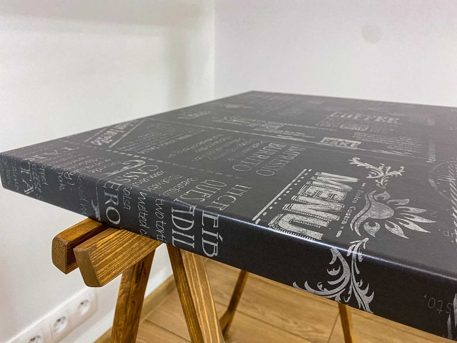 Nowe designerskie biurko szer. 119 cm - blat żaroodporny gr. 4 cm