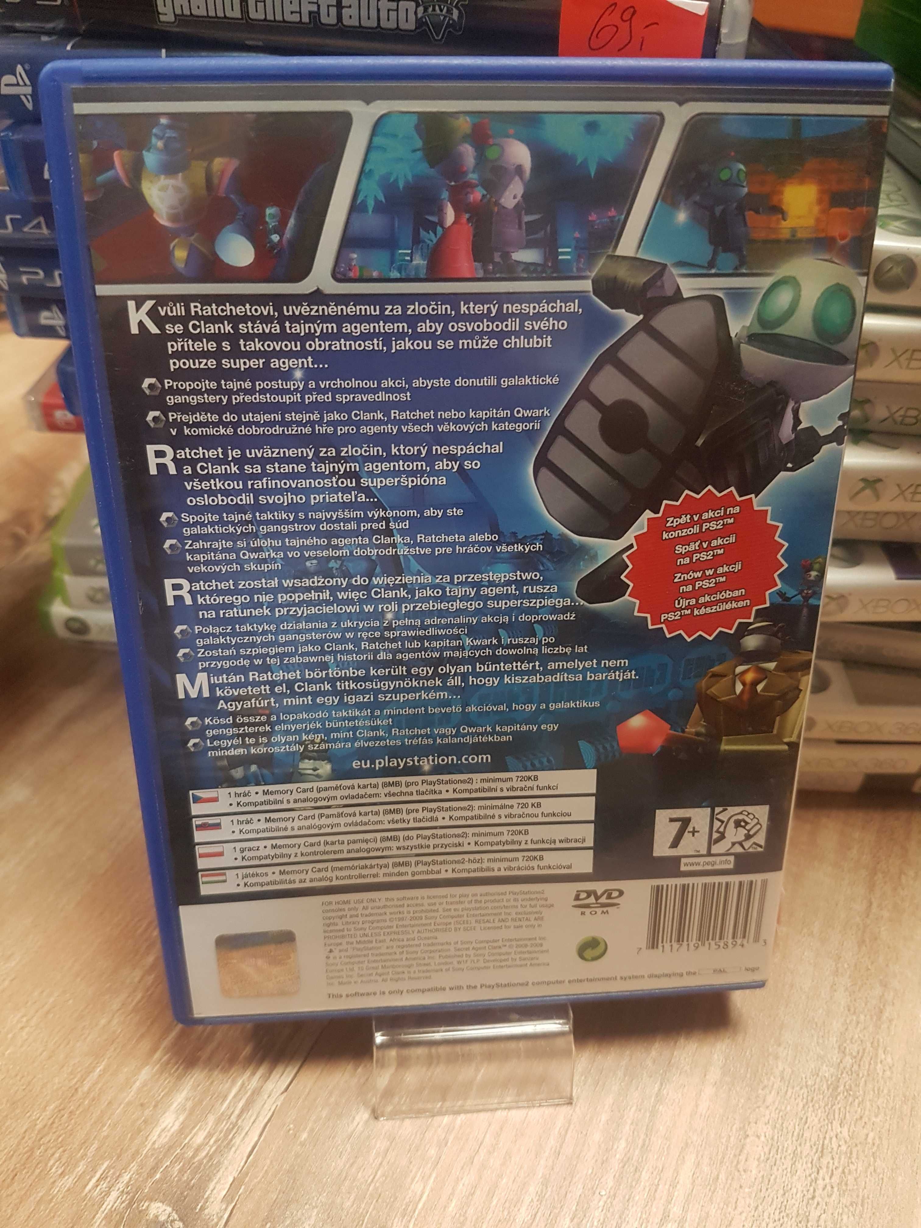 Secret Agent Clank PS2, Sklep Wysyłka Wymiana