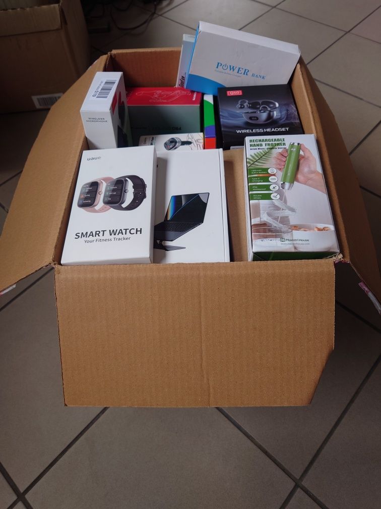 Zwroty Amazon BOX mix NOWA DOSTAWA Elektronika Dom AGD Sport Kat. ABC