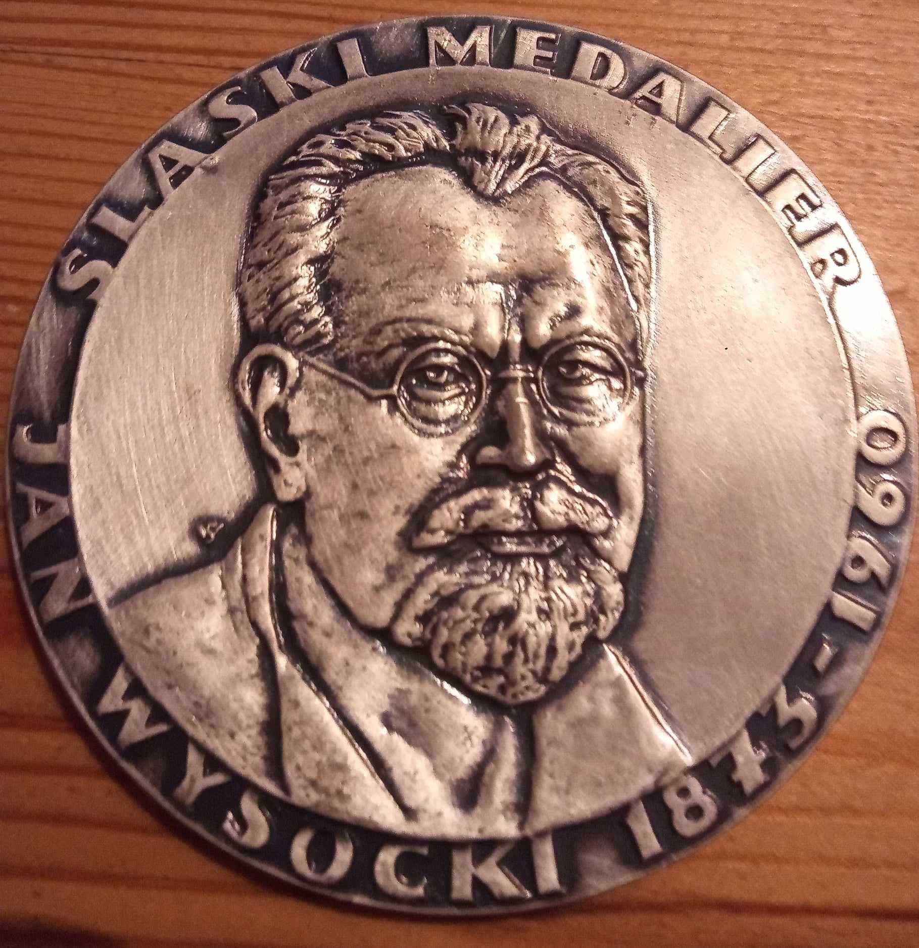 Duży medal (śr. 7cm). Jan Wysocki.