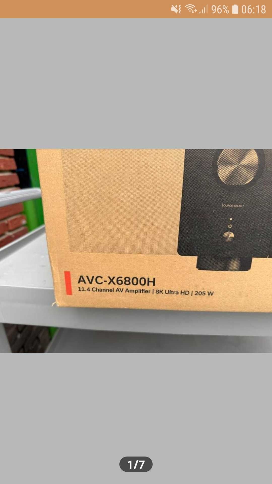 nowy denon avc x6800 wzmacniacz avc-x6800h