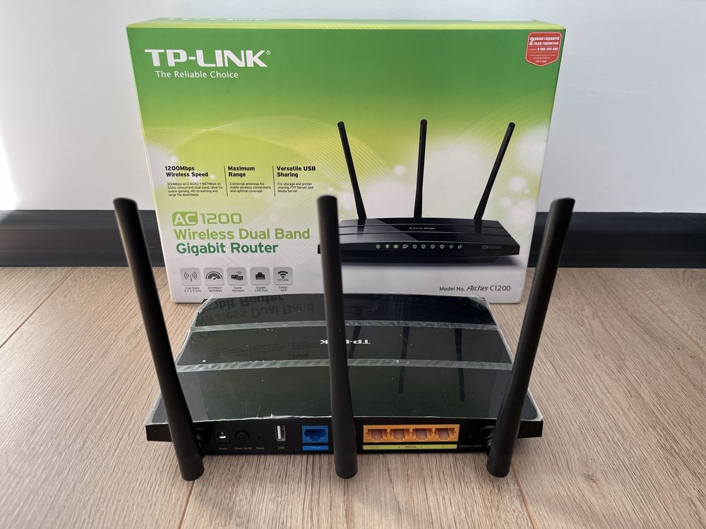 Маршрутизатор, роутер, модем TP-Link Archer C1200, v.1.0