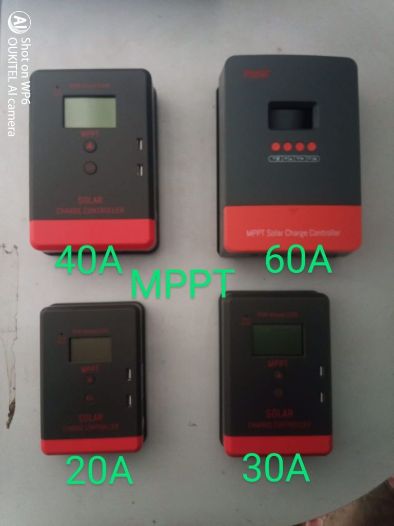 Controlador MPPT 20A 30A 40A 60A 100A de carga solar regulador