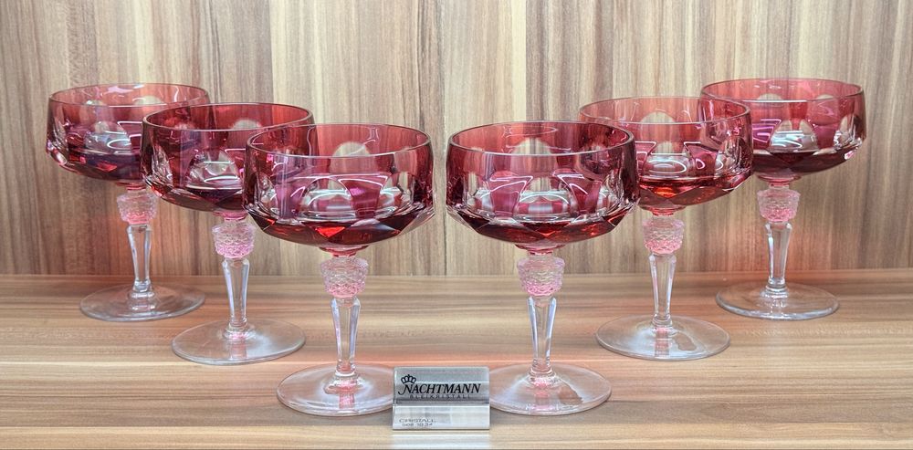 Хрустальные креманки/шампанки Nachtmann серия Antika GDR Германия