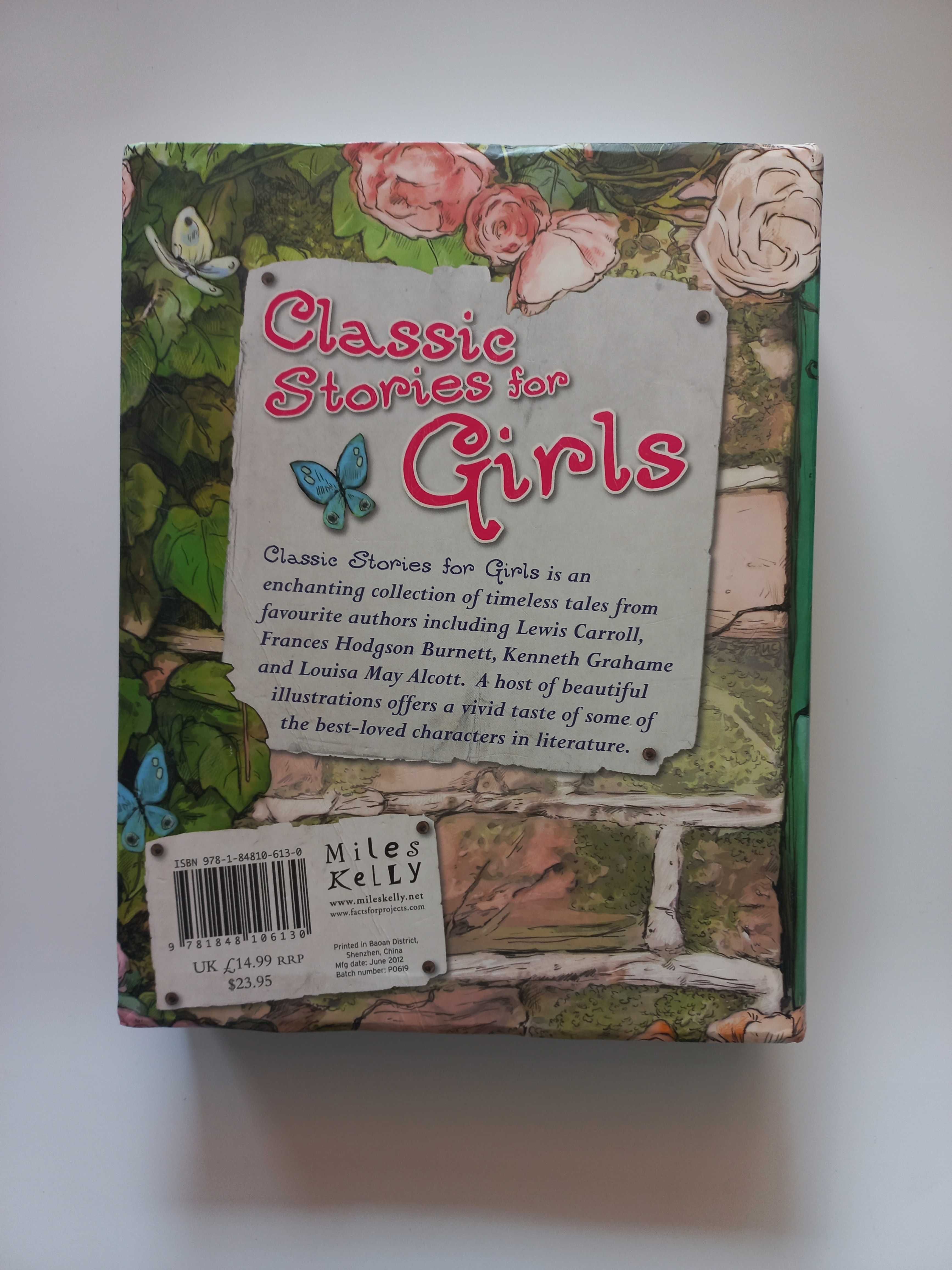 Велика книга з 28 класичними історіями для дівчат англійською. english