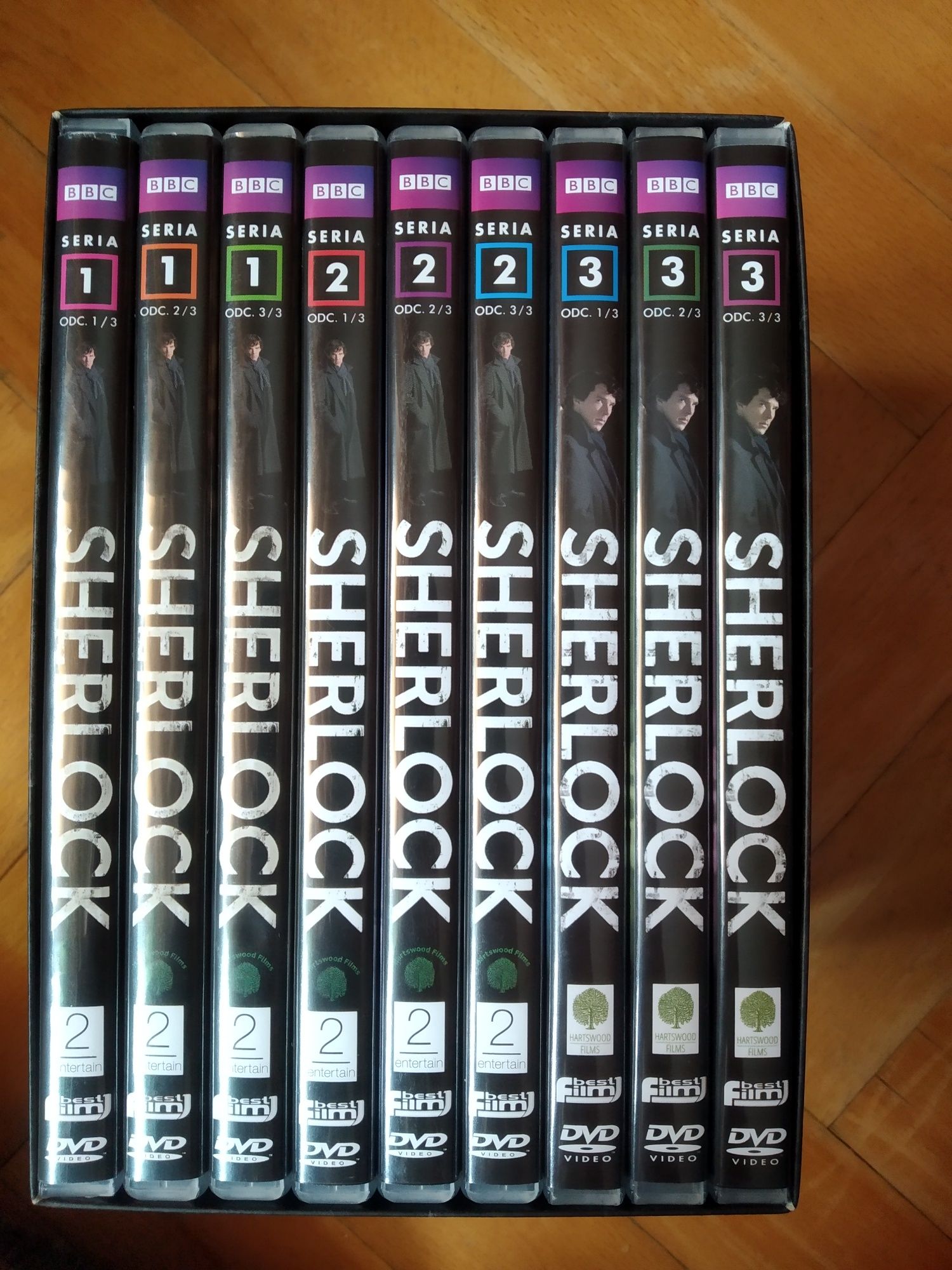 Sherlock serial BBC sezon 1-3 zestaw