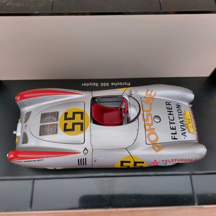 Miniatura Porsche 550 RS Spyder #55 C. Panamericana 1954 AUTOart 1:18