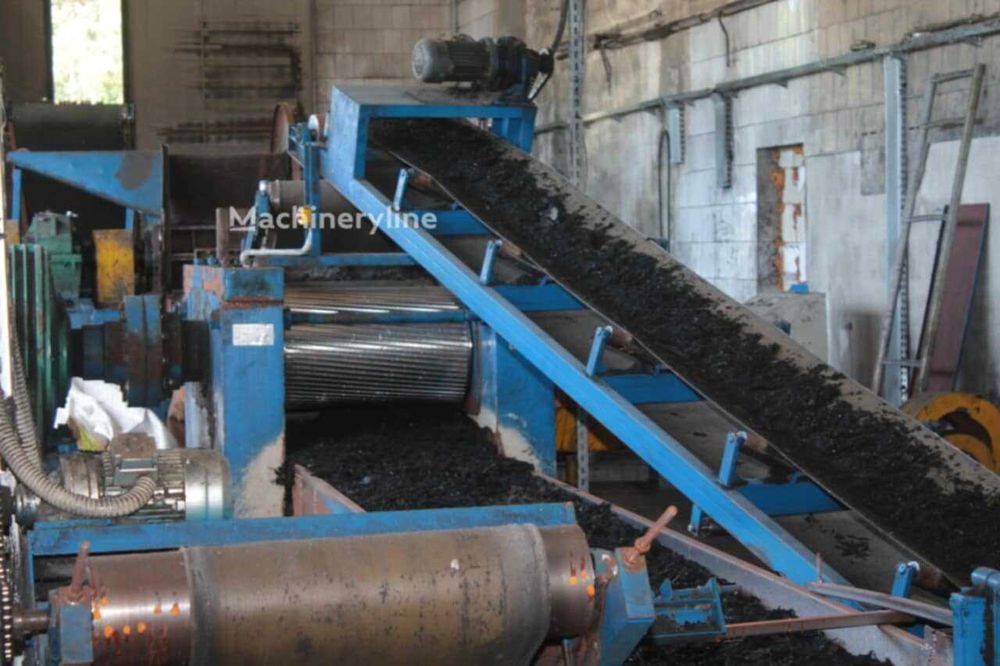 Maszyny do recyklingu opon Używana linia do recyklingu gumy