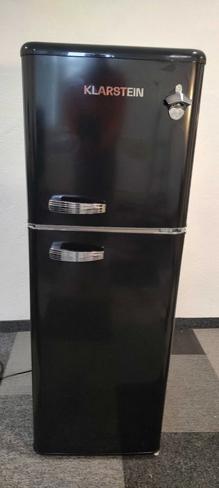 Lodówka czarna Vintage  136L.  Klarstein   S-262