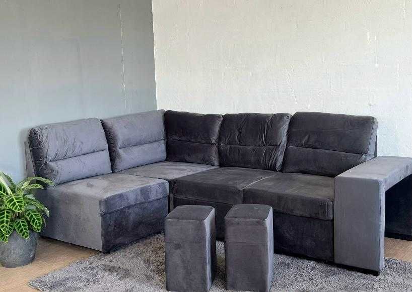 Sofá-cama grande e barato com portes grátis