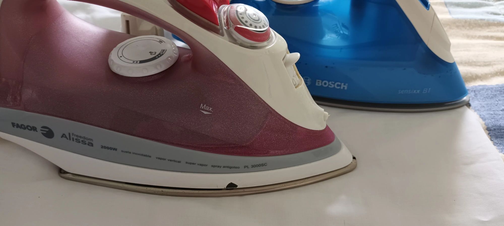 4 ferros de engomar- Bosch, Philips, Fagor, Tristar